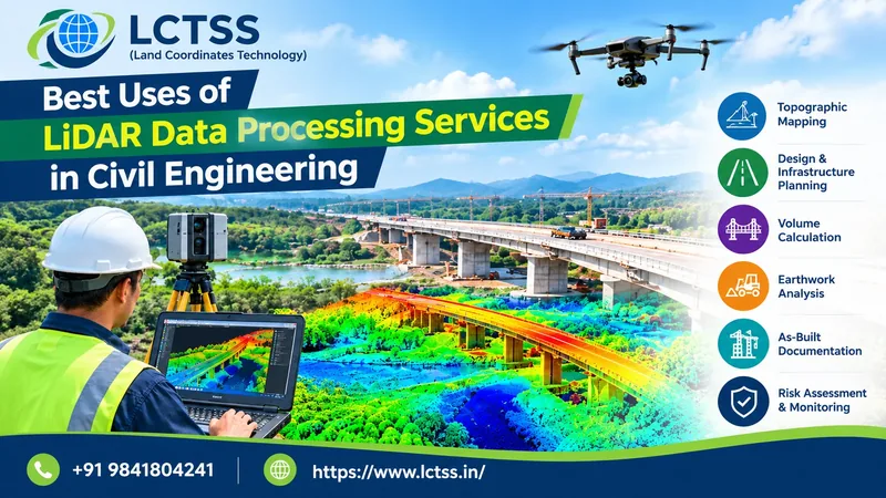 Best Uses of LiDAR Data Processing Services in Civil Engineering