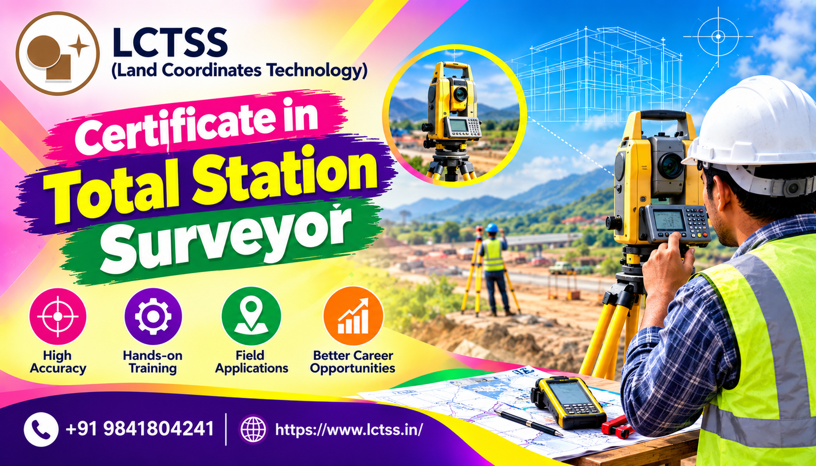 Certificate in Total Station Surveyor
