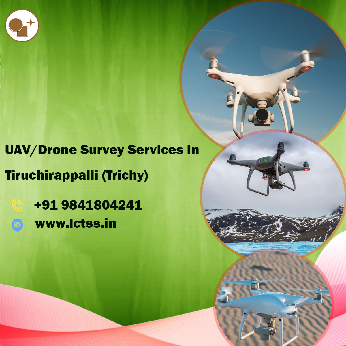 UAV/Drone Survey Services in Tiruchirappalli (Trichy), Tamilnadu by Land Coordinates Technology (Lctss)