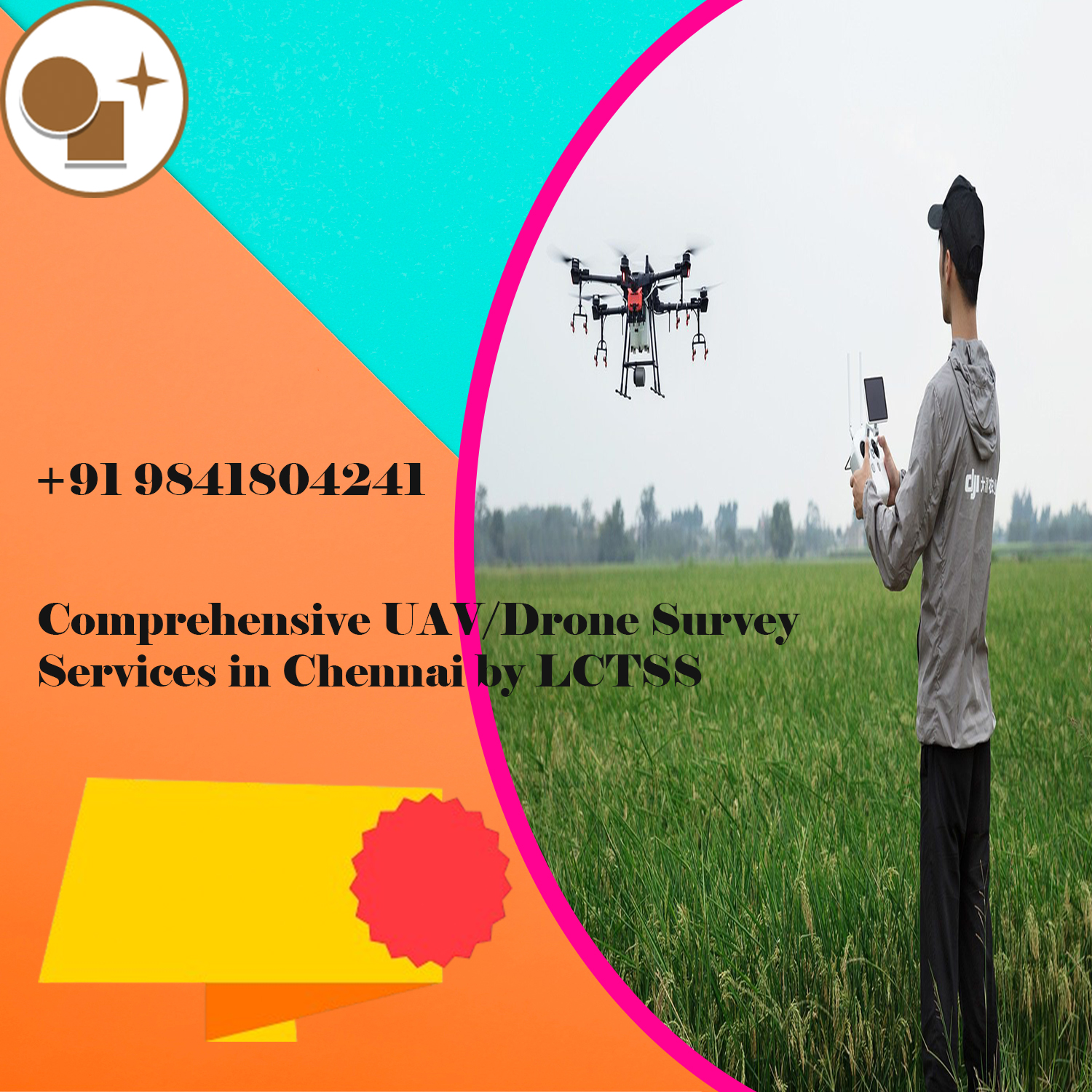 Comprehensive UAV/Drone Survey Services in Chennai by LCTSS