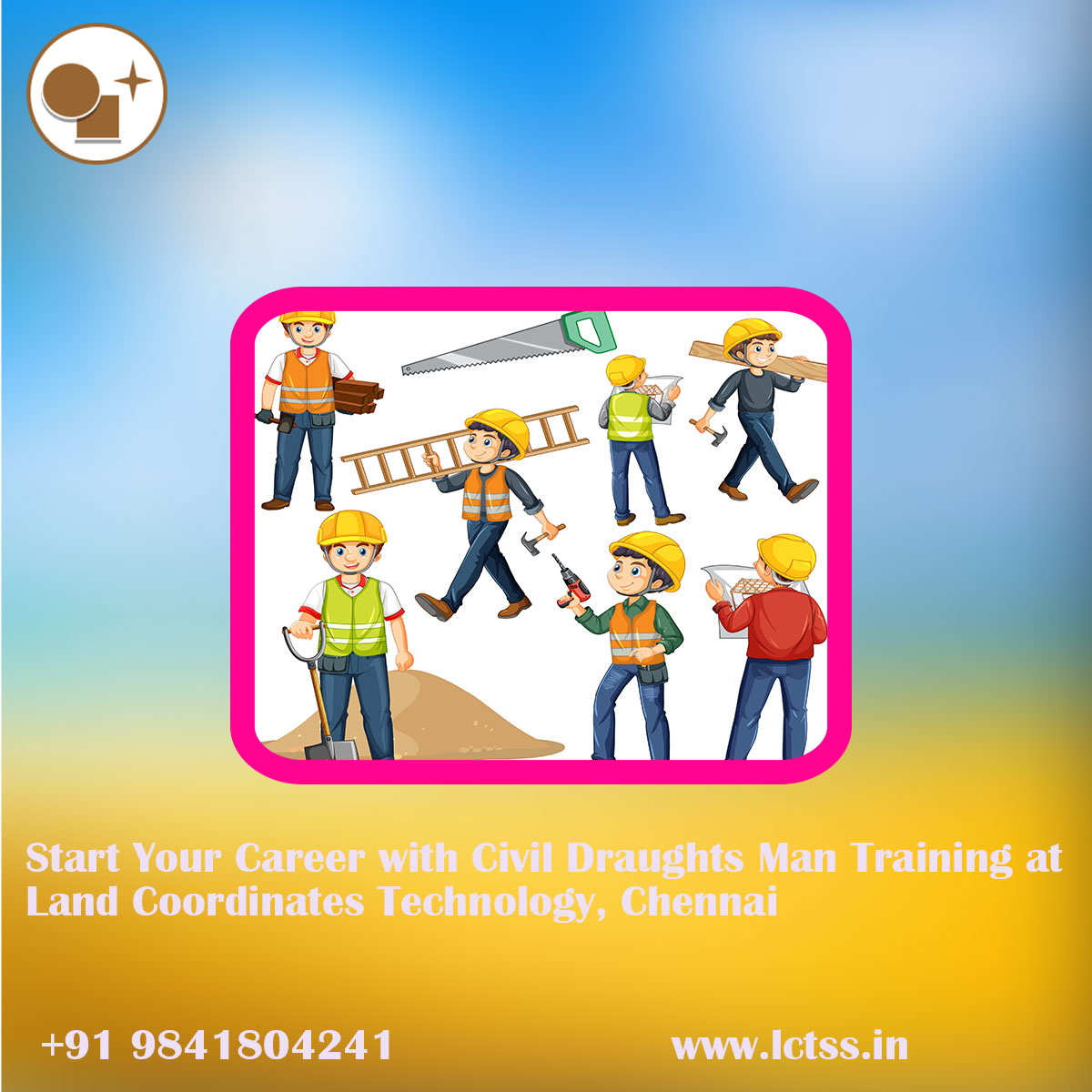 Start Your Career with Civil Draughts Man Training at Land Coordinates Technology, Chennai